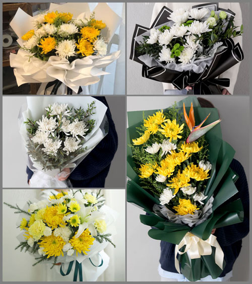 山东青岛即墨市移风店镇西马龙疃村白事花束代送